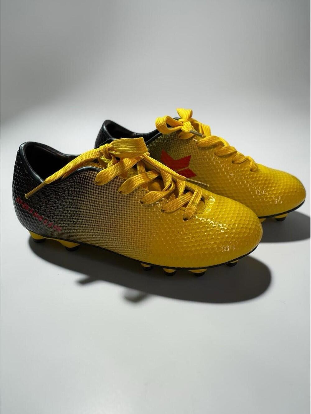 Primus Youth Soccer Cleats Yellow Black FG Size US 2 EUR 32
